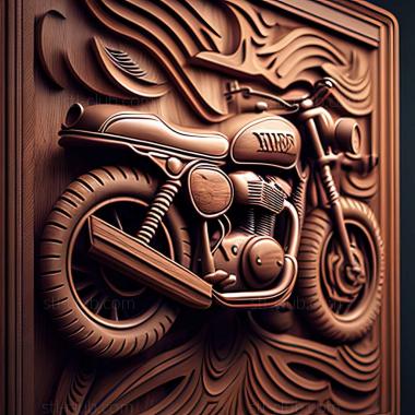 3D модель Triumph Bonneville (STL)